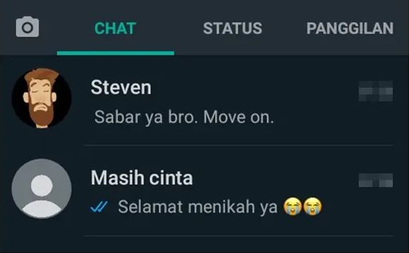 chat lucu mantan ngabarin nikah © 2023 brilio.net