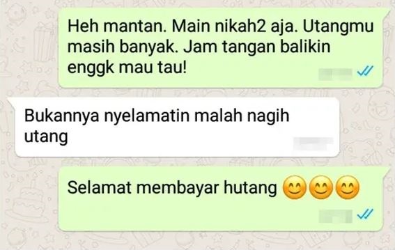 chat lucu mantan ngabarin nikah © 2023 brilio.net