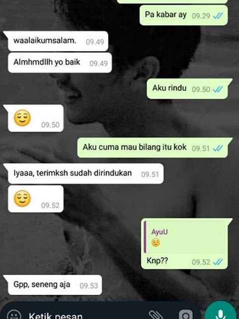 chat lucu bilang kangen ke mantan © 2023 brilio.net