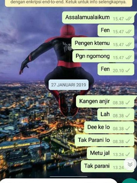 chat lucu bilang kangen ke mantan © 2023 brilio.net