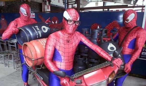 Potret kocak kalau Spider-Man Berbagai sumber Potret kocak kalau Spider-Man Berbagai sumber