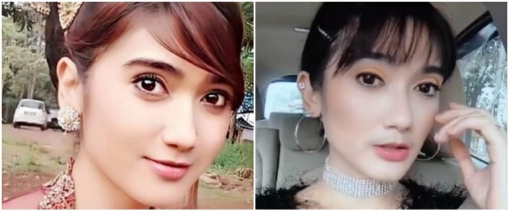 potret dulu dan kini Revi Mariska © Instagram potret dulu dan kini Revi Mariska © Instagram