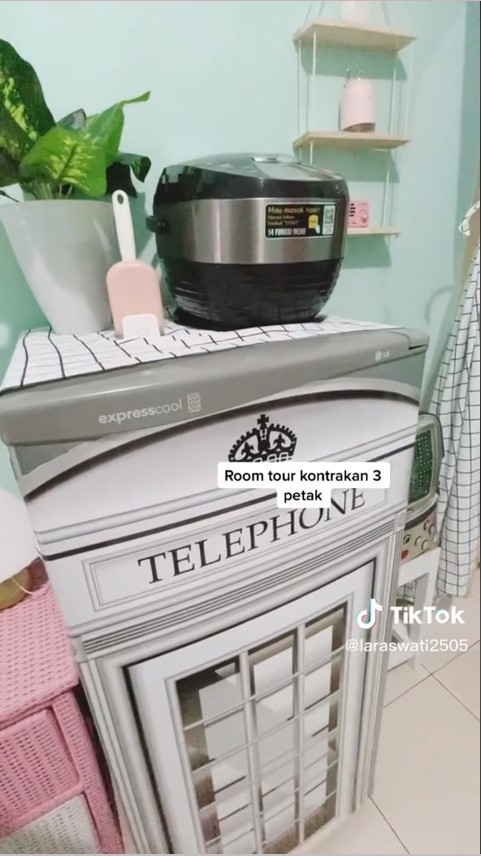 potret kontrakan 3 petak rapi © TikTok/@laraswati2505 potret kontrakan 3 petak rapi © TikTok/@laraswati2505