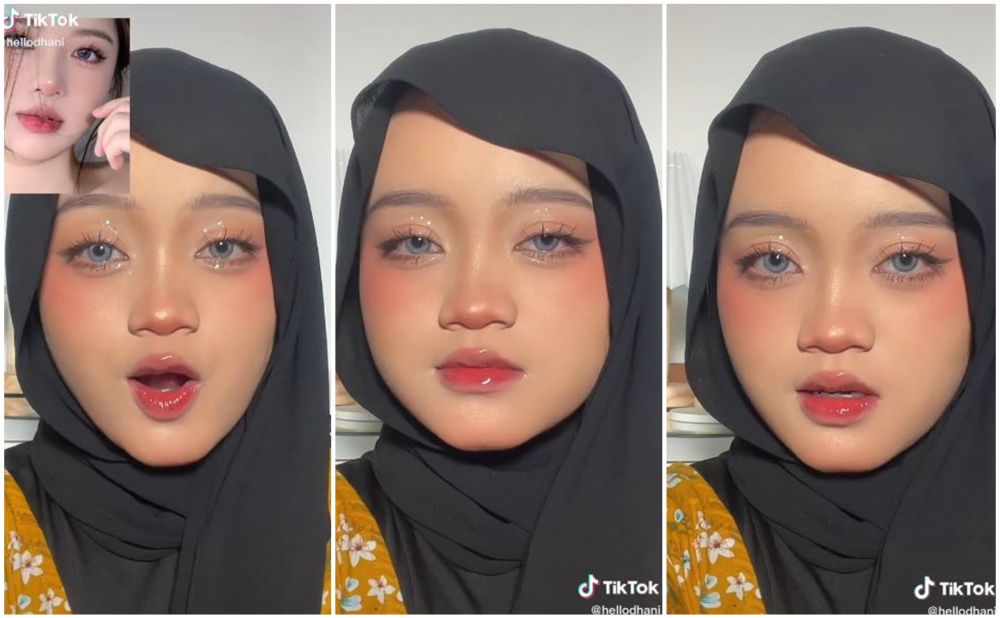 Transformasi makeup ala ulzzang Korea © 2023 brilio.net