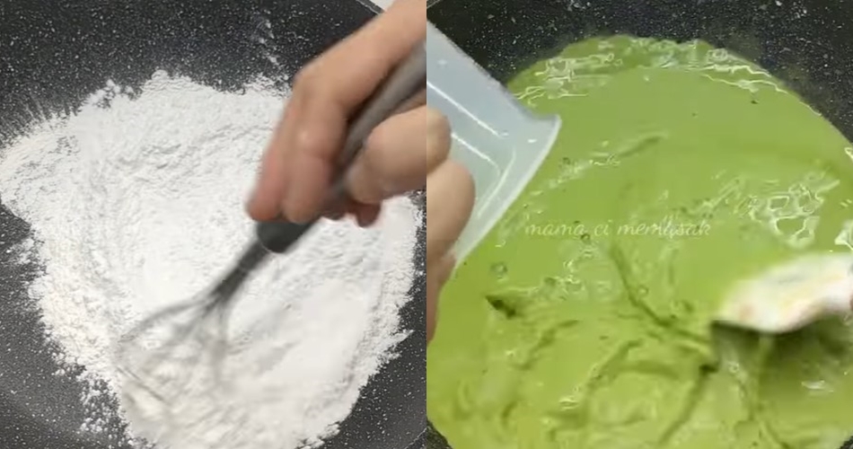 Cara simpel mengolah adonan cendol, cepat dan tetap rapi tanpa cetakan khusus