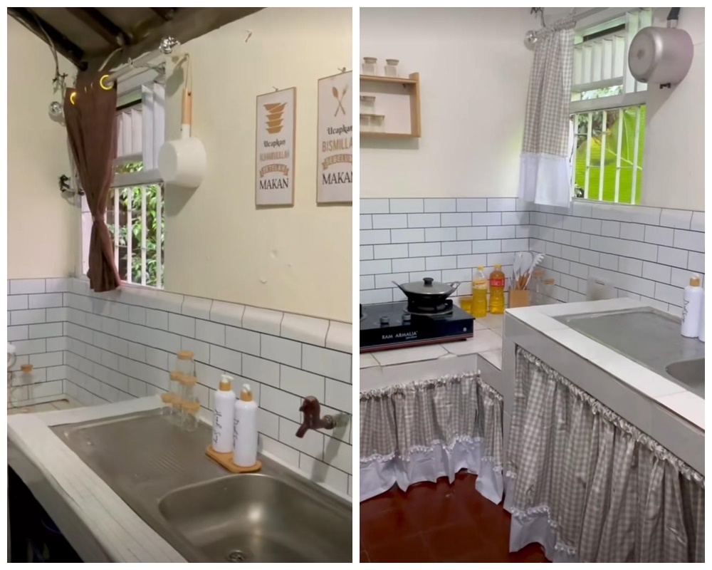 Dapur kusam dan berantakan ini diubah jadi lebih estetik, hasil akhirnya bak ruangan baru
