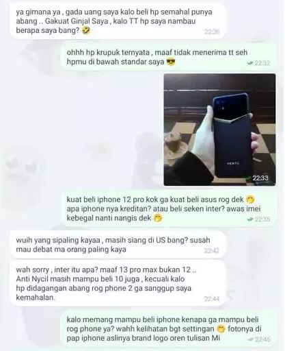 Chat lucu kirim foto pas transaksi jual beli online Berbagai sumber