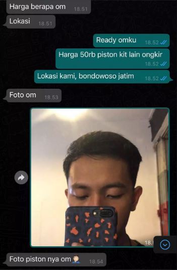 Chat lucu kirim foto pas transaksi jual beli online Berbagai sumber