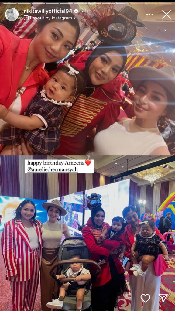 Nikita Willy hadiri pesta ulang tahun Ameena © 2023 brilio.net Nikita Willy hadiri pesta ulang tahun Ameena © 2023 brilio.net