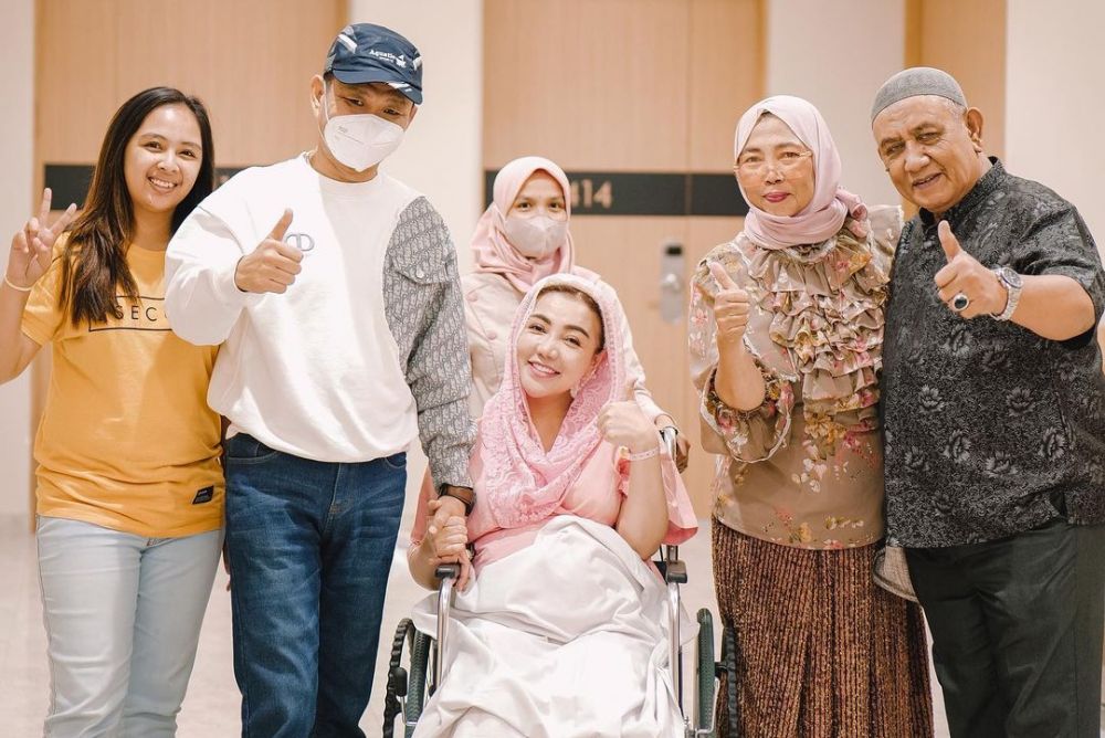 momen bella shofie melahirkan anak kedua © instagram