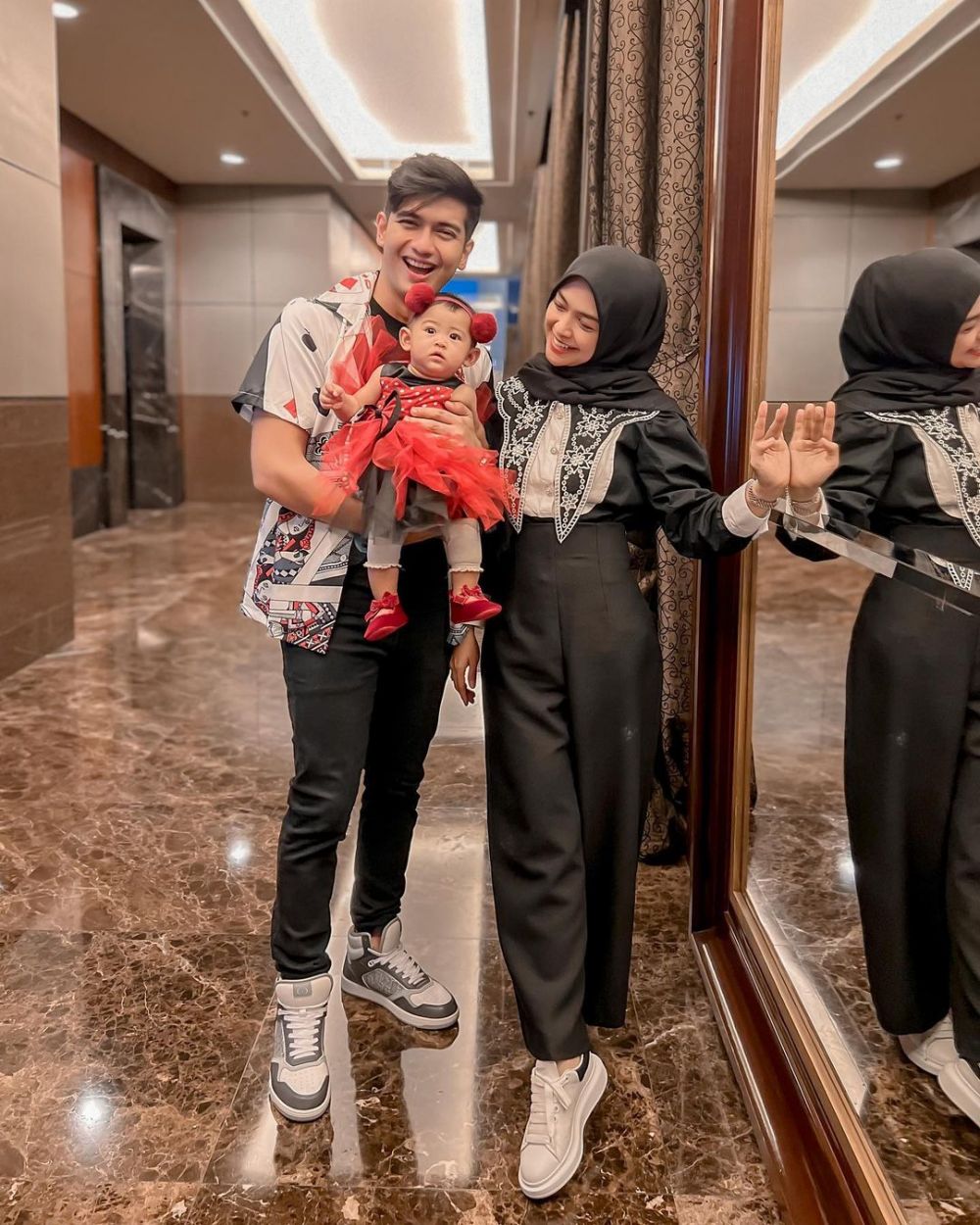 gaya seleb hadiri ultah ameena © instagram