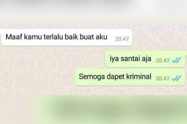 Chat lucu rasanya ditolak gebetan © 2023 brilio.net