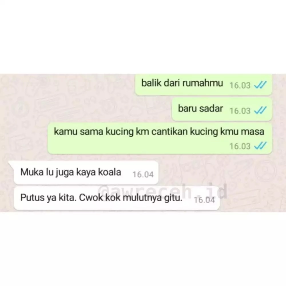 Chat lucu rasanya ditolak gebetan © 2023 brilio.net Chat lucu rasanya ditolak gebetan © 2023 brilio.net