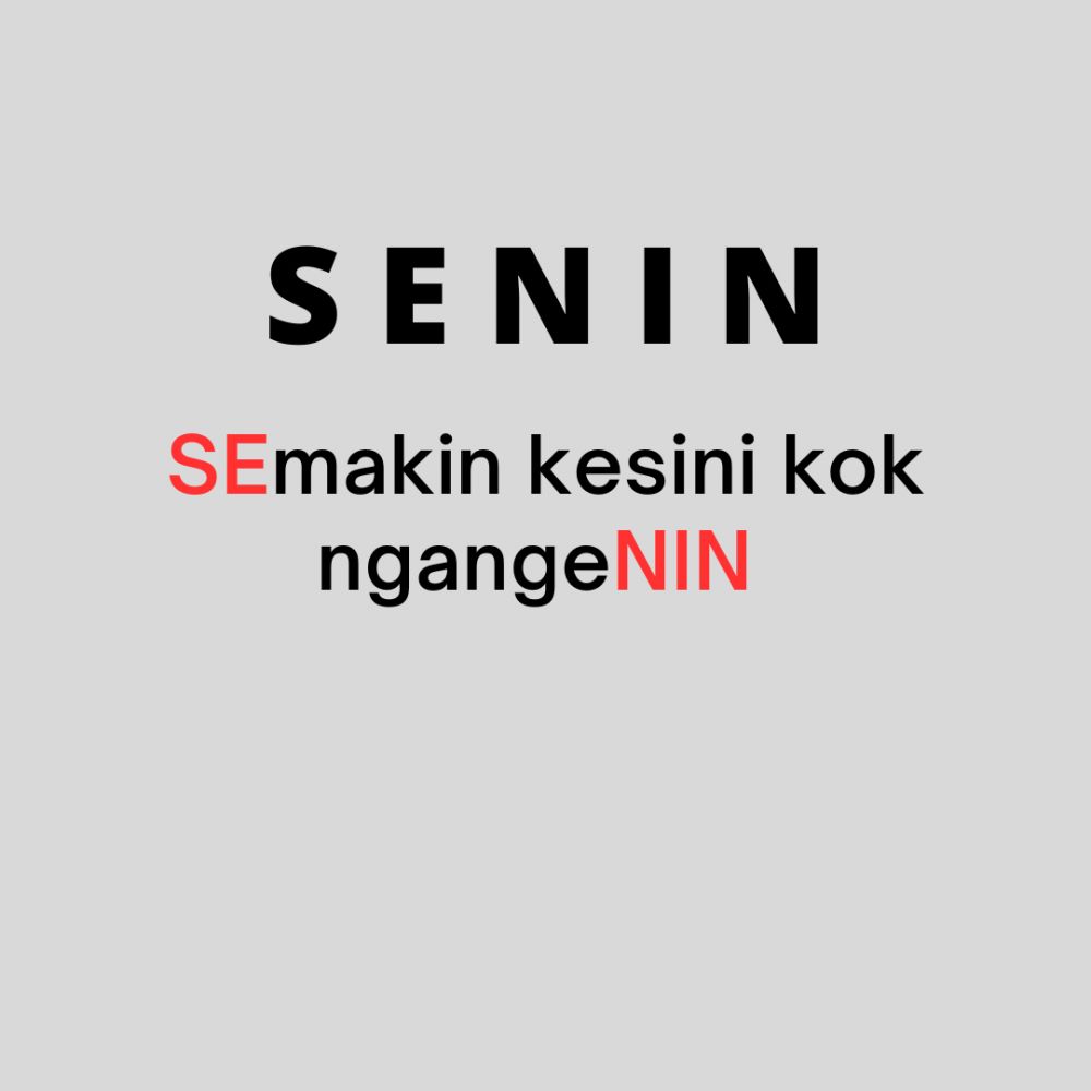 Singkatan lucu arti hari © 2023 brilio.net