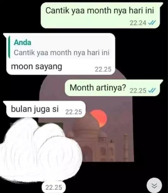 chat typo pakai bahasa Inggris Berbagai sumber