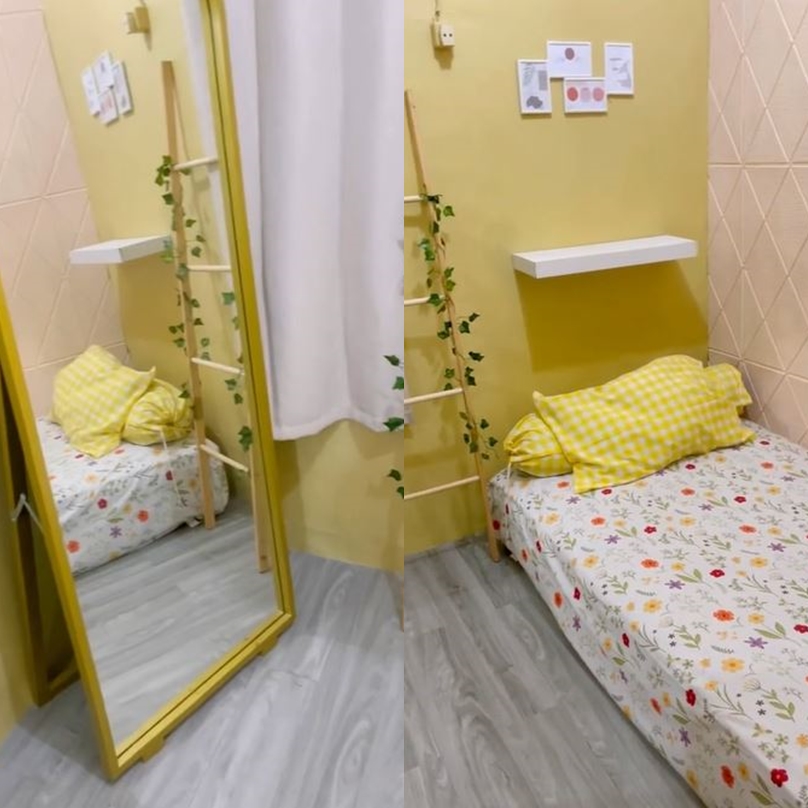 Gudang tak terawat ini disulap jadi kamar estetik TikTok