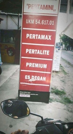 tulisan nyeleneh spanduk penjual bensin eceran Berbagai sumber tulisan nyeleneh spanduk penjual bensin eceran Berbagai sumber