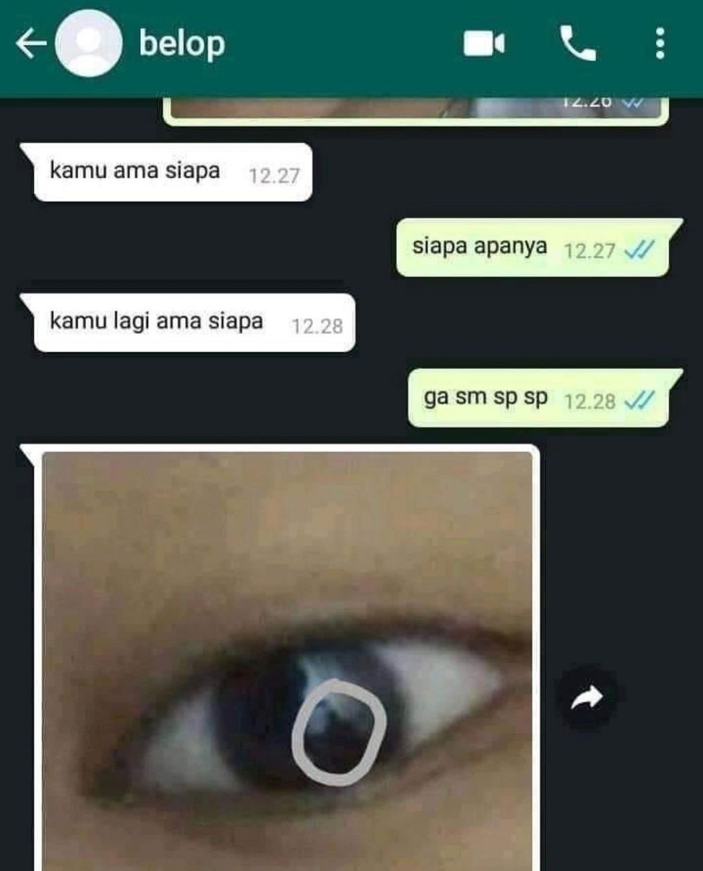 chat lucu punya pacar curigaan © berbagai sumber