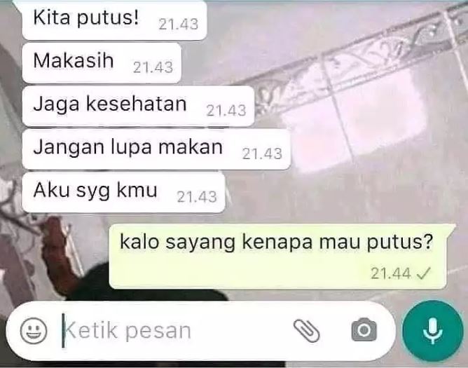 chat lucu minta putus pacar Berbagai sumber