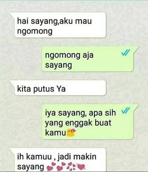 chat lucu minta putus pacar Berbagai sumber