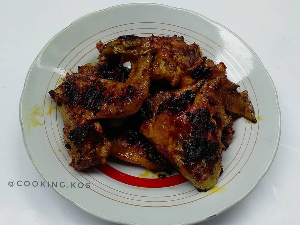 13 Resep sayap ayam bakar, lezat, empuk, dan bumbu meresap
