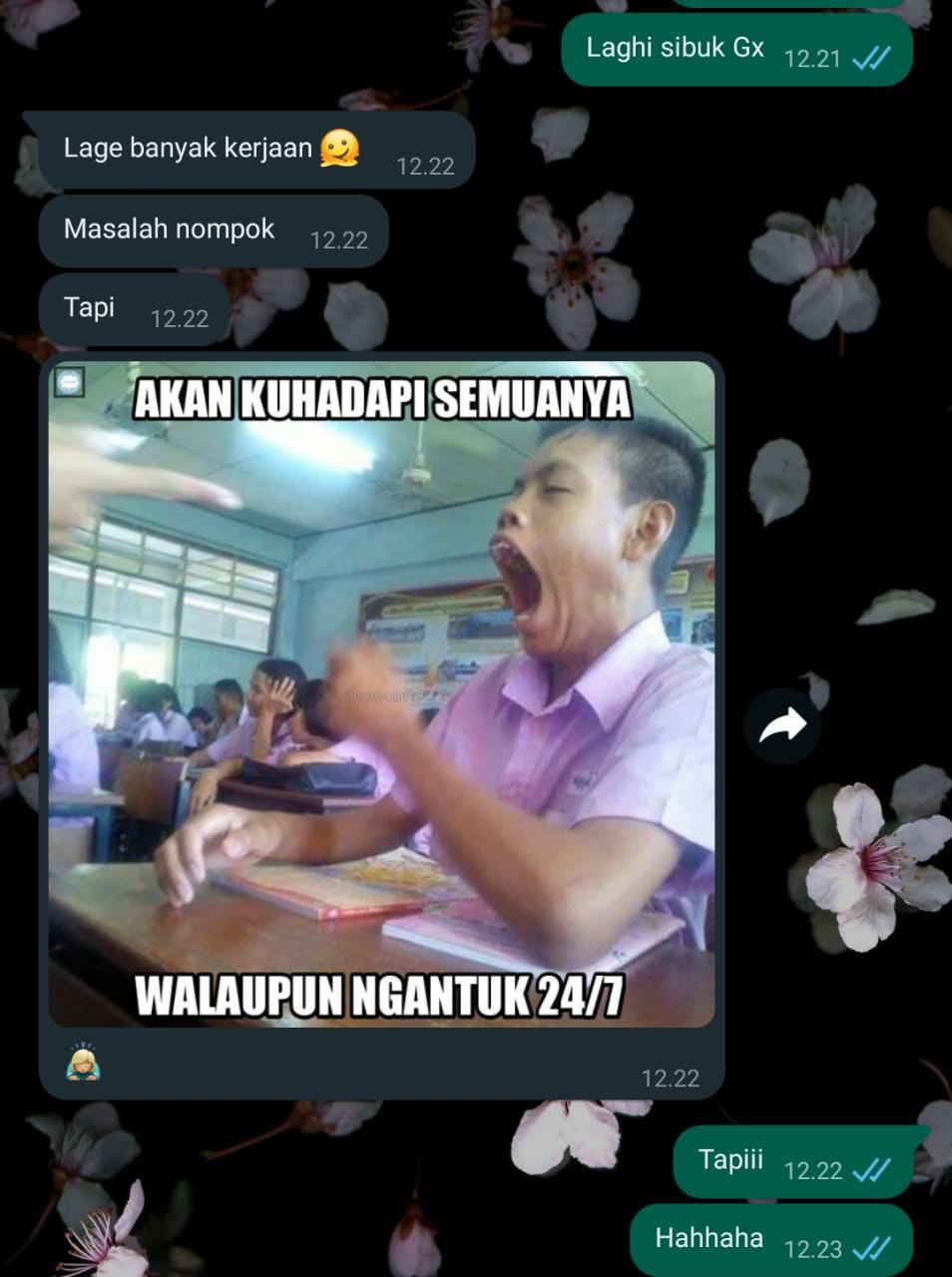 9 balasan chat lucu pakai meme © berbagai sumber