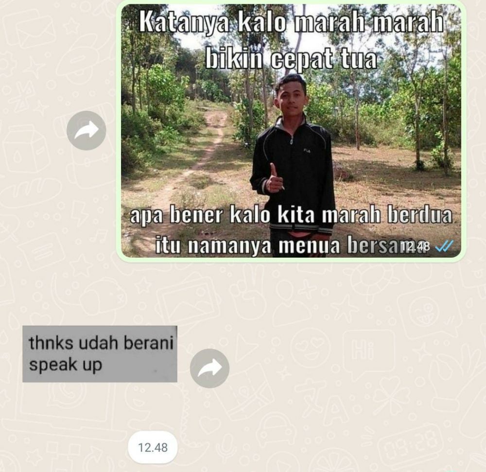 9 balasan chat lucu pakai meme © berbagai sumber
