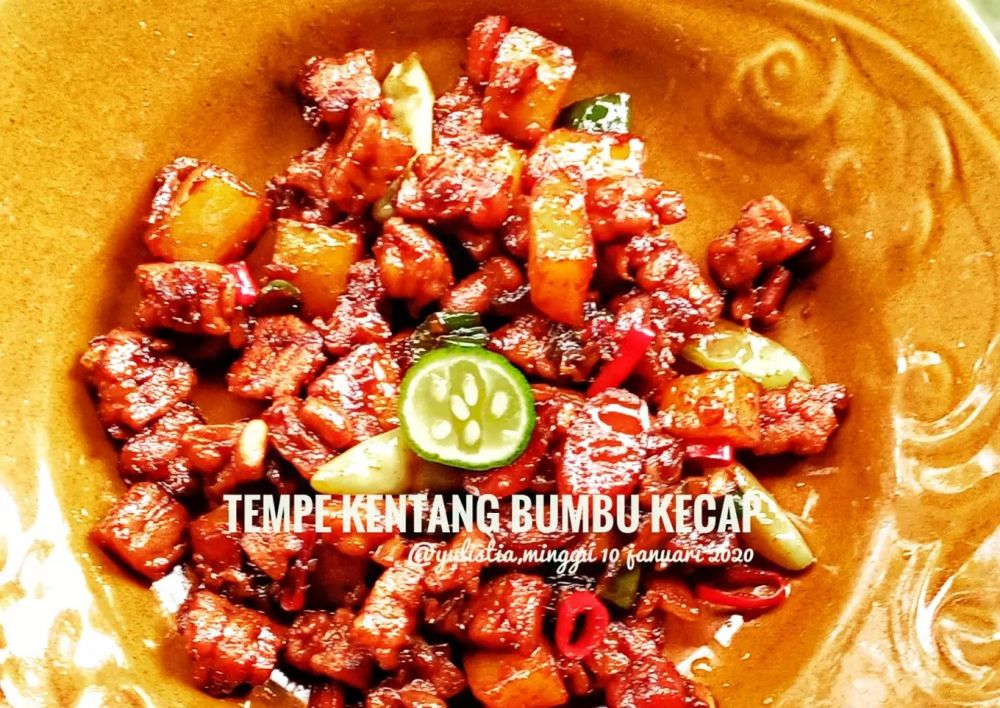 13 Resep tempe campur kentang, praktis dan enaknya khas bintang lima