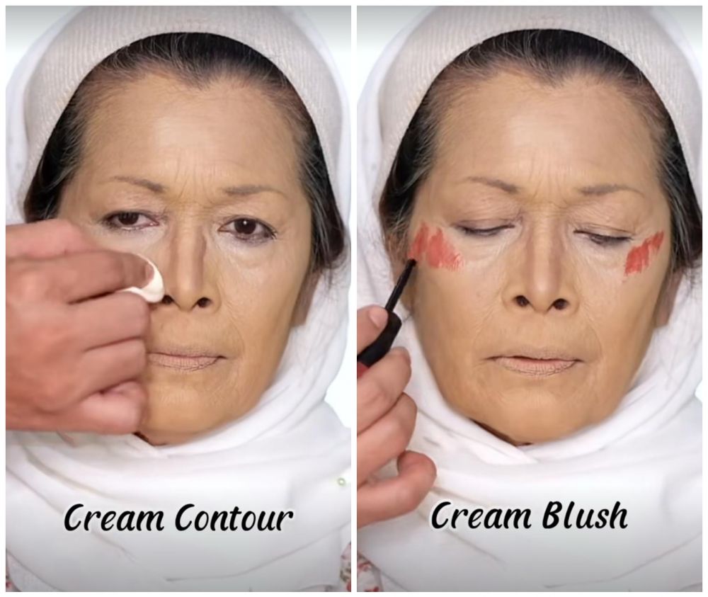 make up nenek-nenek © Tiktok