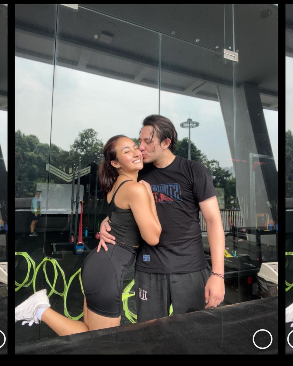 potret romantis Naomi Zaskia dan Dylan Carr © Instagram