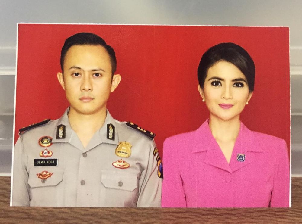 Bocah polos ini jadi istri polisi © Instagram