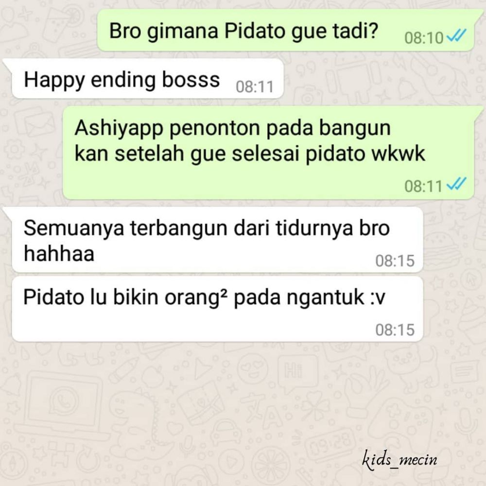 balasan teman ditanya serius © berbagai sumber