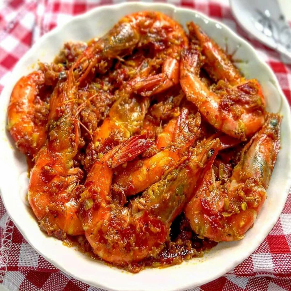 15 Resep olahan udang pedas, lezat dan menggugah selera