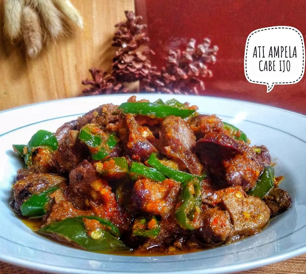 12 Resep olahan ati ampela cabai hijau simpel dan rasanya mantap