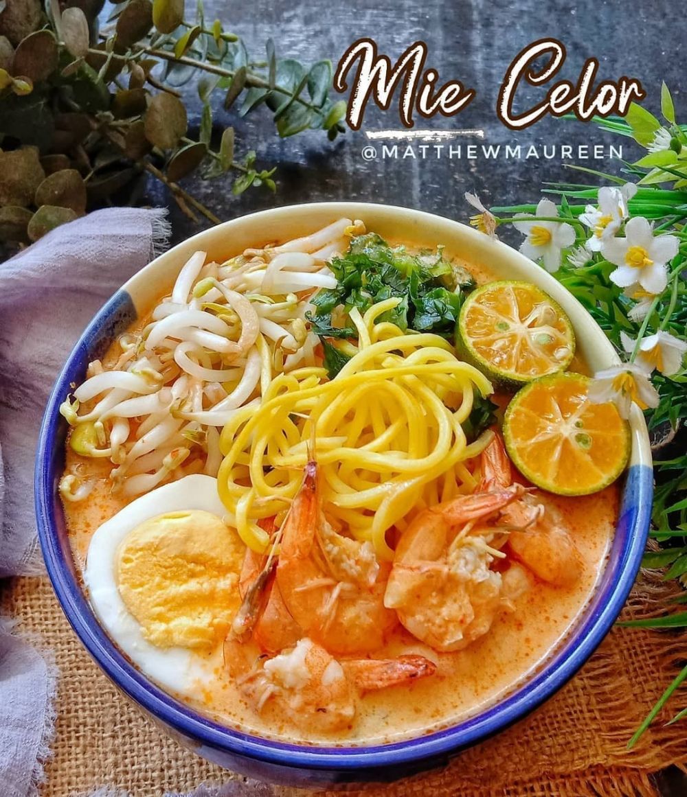 11 Resep olahan mie kuning kuah pedas, segar dan menggugah selera