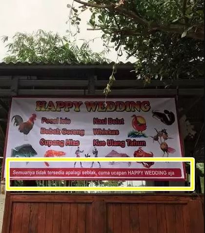 tulisan lucu di spanduk ucapan selamat Berbagai sumber tulisan lucu di spanduk ucapan selamat Berbagai sumber