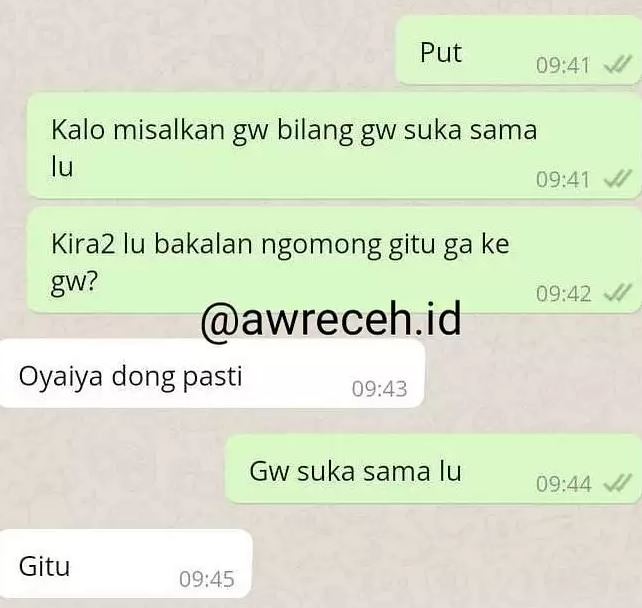 chat lucu terlanjur salah duga Berbagai sumber