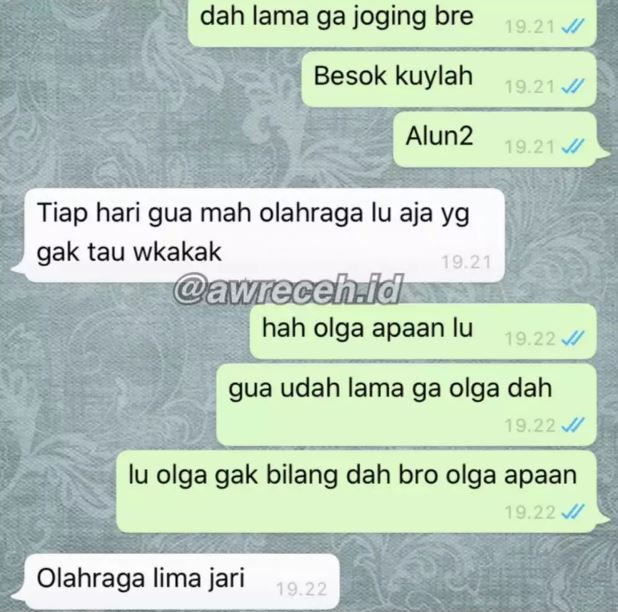 chat lucu terlanjur salah duga Berbagai sumber