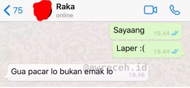 chat lucu terlanjur salah duga Berbagai sumber