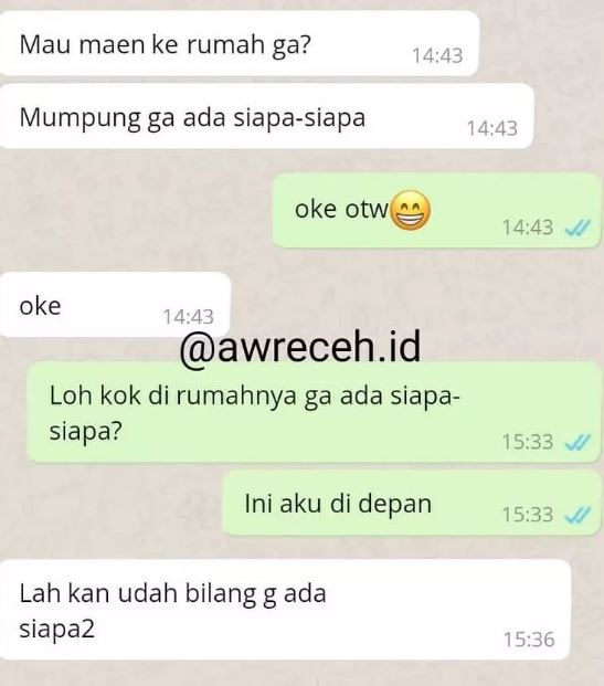 chat lucu terlanjur salah duga Berbagai sumber