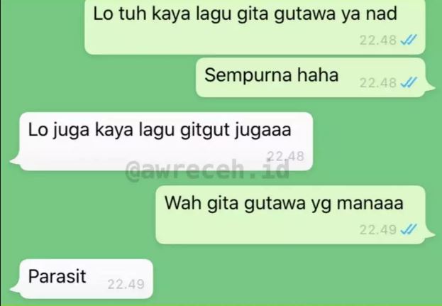 chat lucu niatnya romantis ke pacar ini endingnya nyesek pol Berbagai sumber