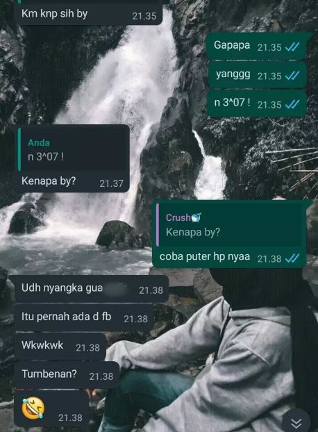 chat lucu niatnya romantis ke pacar ini endingnya nyesek pol Berbagai sumber