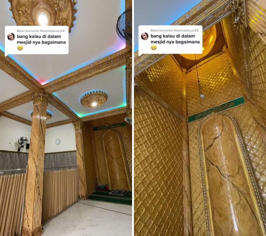 masjid bentuk kabah surabaya © TikTok masjid bentuk kabah surabaya © TikTok