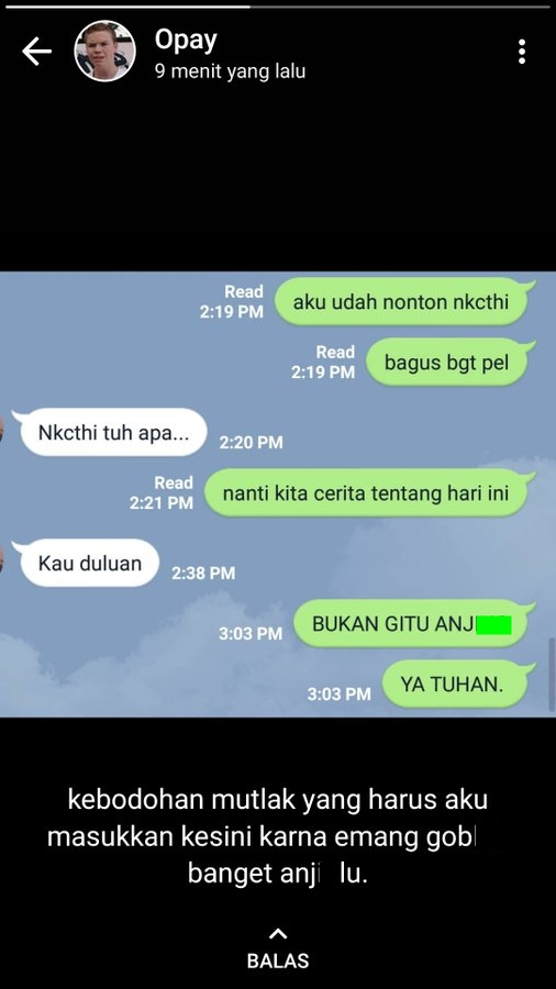 chat lucu bahas film dengan bestie Berbagai sumber