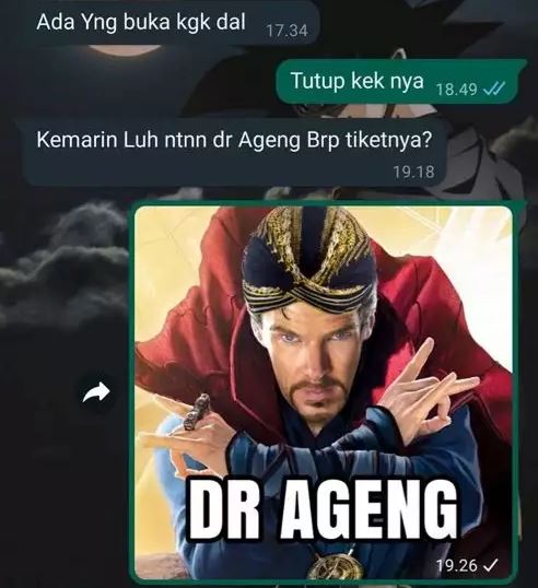 chat lucu bahas film dengan bestie Berbagai sumber