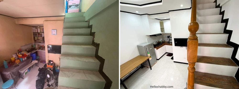 makeover rumah mungil dua lantai © Facebook