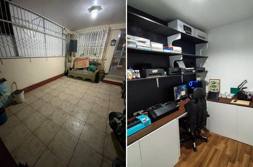 makeover rumah mungil dua lantai © Facebook