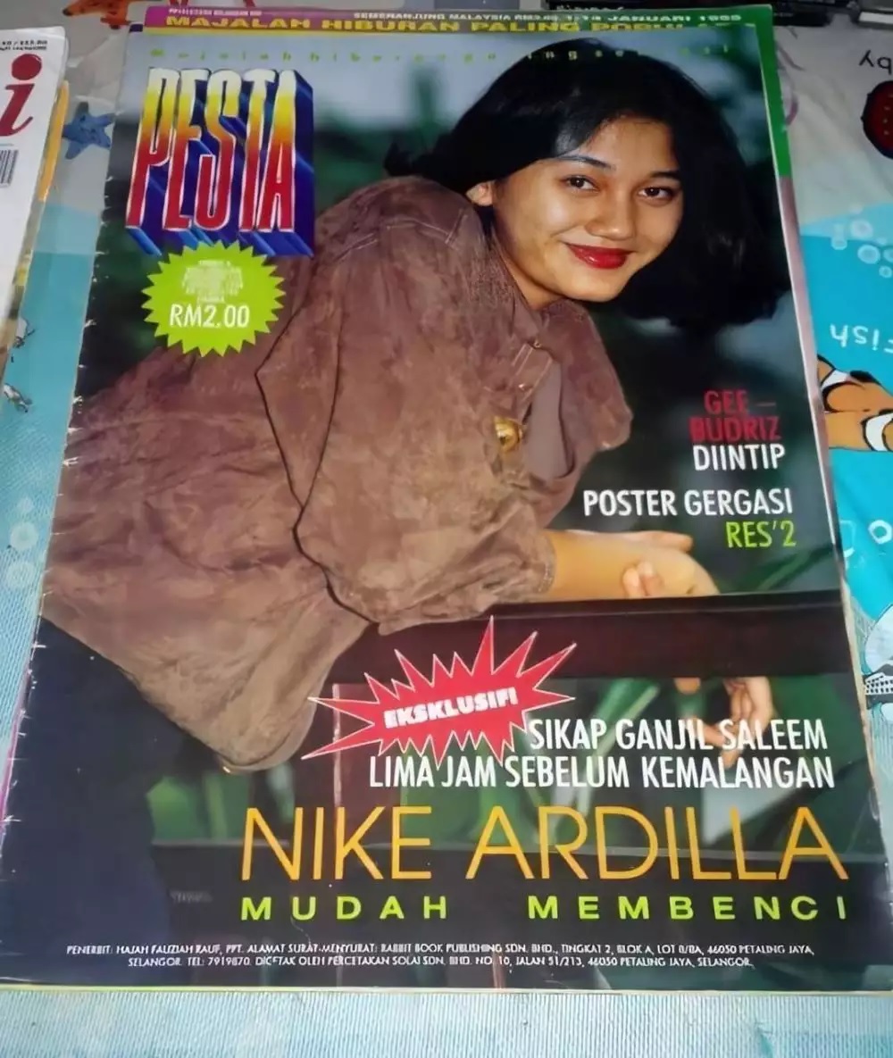 potret nike ardilla jadi cover majalah © berbagai sumber