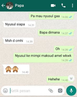 chat lucu ayah ke anak random abis Berbagai sumber
