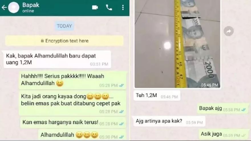 chat lucu ayah ke anak random abis Berbagai sumber